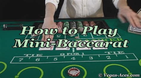 mini baccarat table layout|HOW TO PLAY MINI BACCARAT .